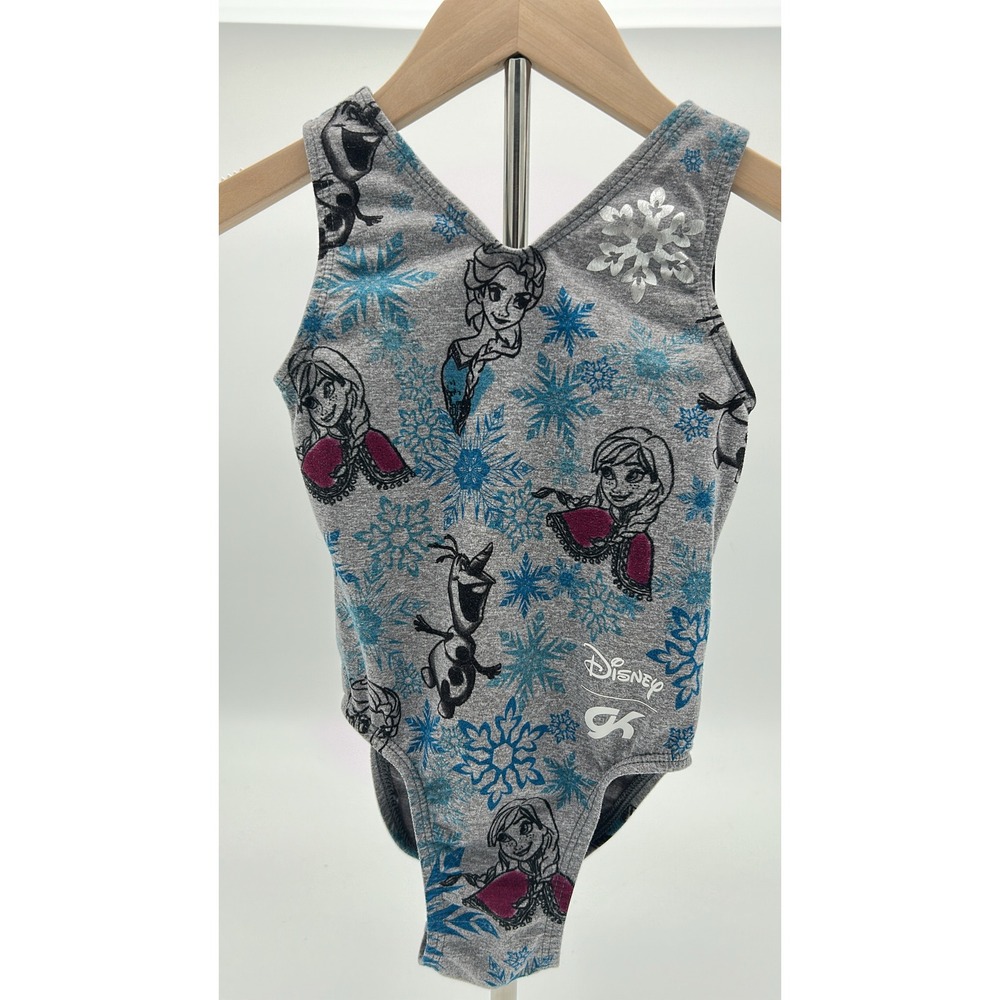 GK DIsney Gymnastics Leotard - Frozen Girls Size‎ Child Small (CS)